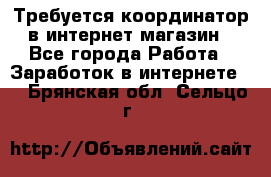 Требуется координатор в интернет-магазин - Все города Работа » Заработок в интернете   . Брянская обл.,Сельцо г.